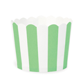 Paper Eskimo Green Apple Stripes Baking Cups